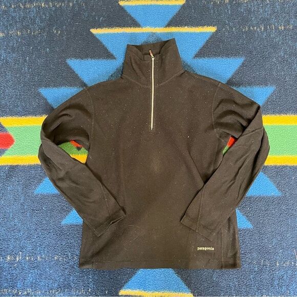 Patagonia Jackets & Blazers - Patagonia Synchilla Full Turtle Quarter Zip Fleece in Black (S)